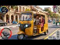 Tuk Tuk Rickshaw Driving 3D Game 2026 - New Rickshaw Pick Drop Driving: Game! Android Gameplay