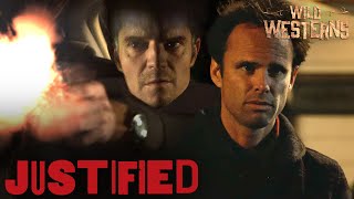 Top 5 Moments Of Justified Season 2 (ft. Timothy Olyphant) | Wild Westerns