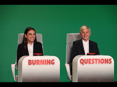 Sneak Peek: Mila Kunis Answers Ellen's 'Burning Questions'