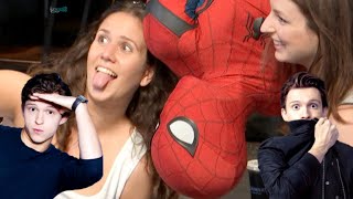 Tom Holland Surprising His Fans | Spiderman Best Fan Moments