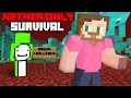 Dreams Minecraft Nether ONLY Survival Challenge! (Fail)