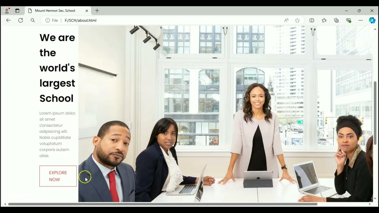 How To Make Website Using HTML & CSS | Full Responsive Multi Page ...