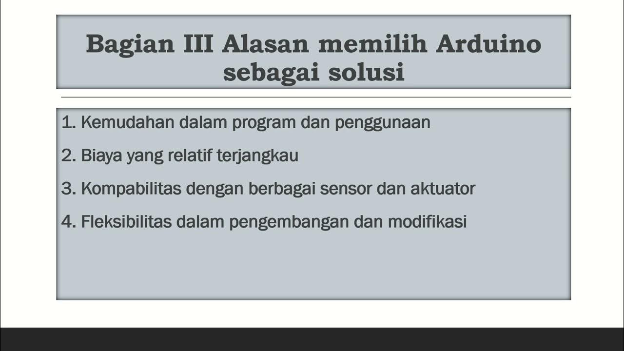 Capstone Project - Sistem Pakan Ikan otomatis berbasis arduino - YouTube
