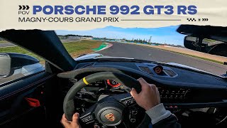 DRS !!! POV | PORSCHE 992 GT3 RS | HOTLAP | MAGNY-COURS by Romain Monti POV 23,055 views 1 year ago 2 minutes, 36 seconds
