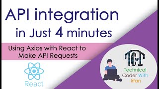 Api Integration In React in Just Four Minutes, Using Axios library || Api se data fatch kaise Kare.