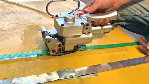 Máy Đóng Đai XQD_19 - Hướng Dẫn Cách Dùng Máy Đai Khí Nén Đai Gạch, Gỗ, Thép, Sắt #may_dong_dai