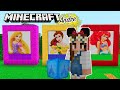 Minecraft Andre | Lucky Blocks con Princesas Ariel Rapunzel y Bella