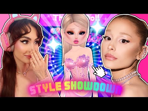 Pretending To Be ARIANA GRANDE In STYLESHOWDOWN So I Can WIN In Dress To Impress