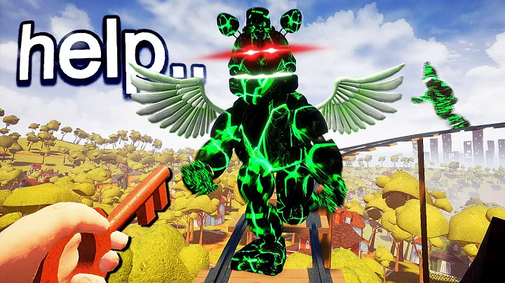 FNAF but Flying Fredbear Got EVEN FASTER in Hello Neighbor 😭