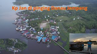 Kampung Tanjung Jan di Pinggir Danau Jempang Kutai Barat