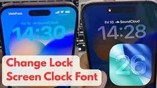 How to Change Lock Screen Clock Font on iPhone (iOS 26)