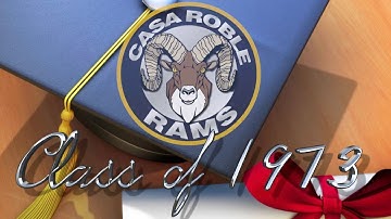 Casa Roble Class of 1973 Graduation