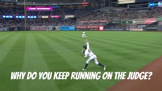 JUST DON'T RUN ON AARON JUDGE