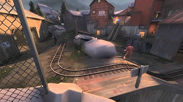 TF2 Spy gameplay on Thunder Mountain