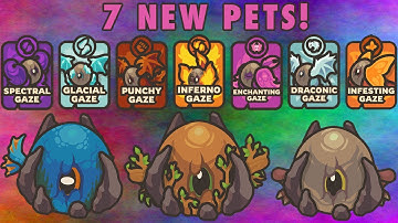 [TAMING.IO] 7 NEW UNIQUE AND POWERFUL PETS - GAZES!