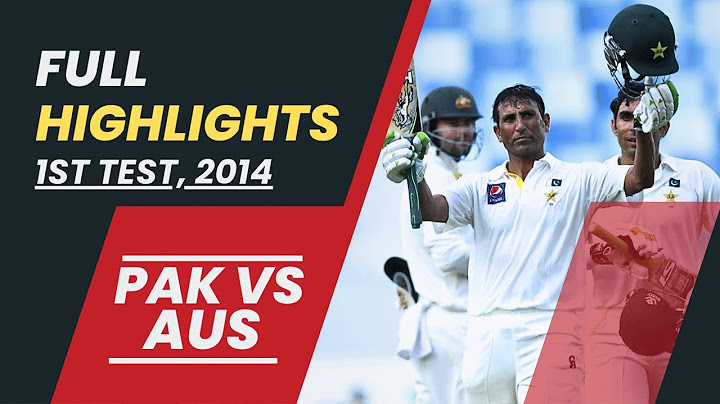 Full Highlights | Pakistan vs Australia | 1st Test, 2014 | PCB | M1C2K