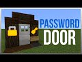 MCPE 0.16.1: Redstone Tutorial - Simplest Password Door! (WORKS ON PC)