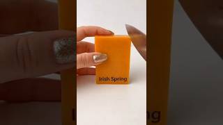 Carving very dry ocean striped vintage soaps! #vintagesoap #soapcutting #retrosoap #satisfying #usa