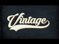 Crear Estilos de texto Vintage - Curso de Photoshop para principiantes