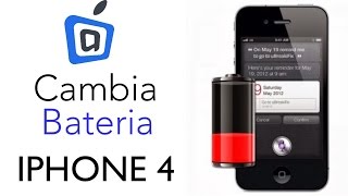 Como cambiar bateria iphone 4 (Español)