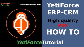 YetiForce: PDFs with Google Chrome || Penguinable Tutorial