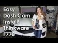 HOW TO HARDWIRE DASH CAM TO FUSE BOX! THINKWARE F770