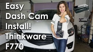 HOW TO HARDWIRE DASH CAM TO FUSE BOX! THINKWARE F770