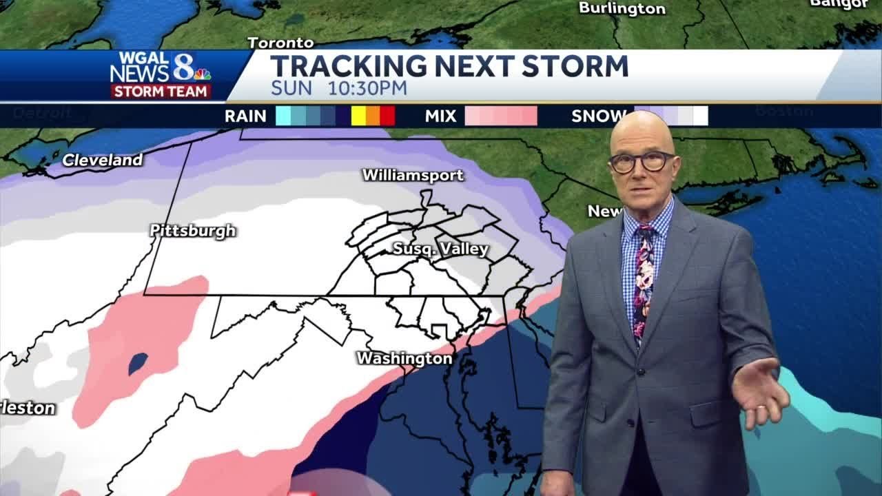 Tracking possible snow this weekend - YouTube