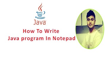How To Write Java Program In Notepad And CMD | Java Technocrat [Hindi]