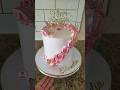 Decoración de Pastel en crema Chantilly, con rosetones