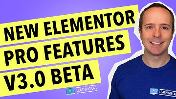 New Elementor Features - Elementor Pro Version 3 Beta Just Released