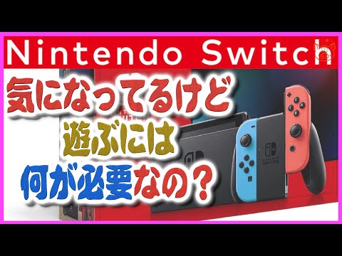 初心者向け【何が必要？】ニンテンドースイッチ 解説 Nintendo