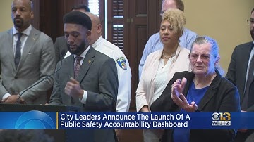 Baltimore leaders announce launch of Public Safety Accountability Dashboard