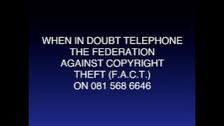 GBC Video Piracy Warning (1993-1995)