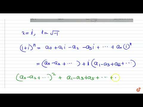 If `(1+x)^n=a_0+a_1x+a_2x^2+....+a_nx^n`, then