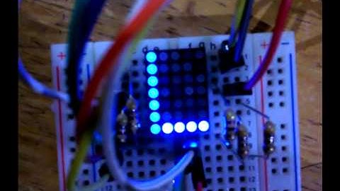 5x7 LED Dot Matrix Display Characters