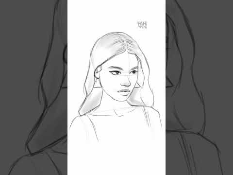 Flip the drawing horizontally after drawing an eye...