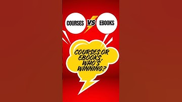 Courses or eBooks — The Real Digital Learning Battle
