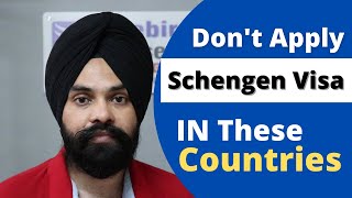 Very Difficult Schengen Visa Countries List 2021