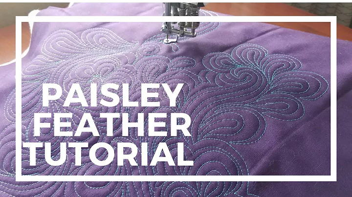 Paisley Feather - Machine Quilting Tutorial