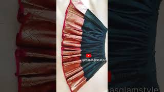 Perfect pleated lehenga skirt cutting stitching | #shorts #roopasglamstyle