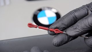 КАК ПРАВИЛЬНО ПРОВЕРИТЬ УРОВЕНЬ МАСЛА. Обозначения и Метки на Масляном Щупе BMW Oil Dipstick