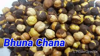 Bhuna Chana | how to make roasted chickpeas | Roasted Kala Chana | dry roasted chana