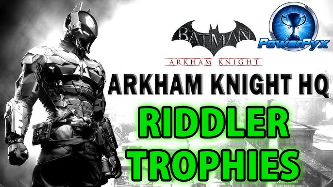 Panessa Studios Riddler Trophies - Batman Arkham Knight