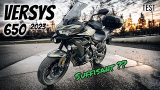 Essai Kawasaki Versys 650 2023 A2, Le Confort Avant Tout