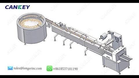 Automatic Bakery Cake Cookie Flow Wrapping Machine +8618537181190