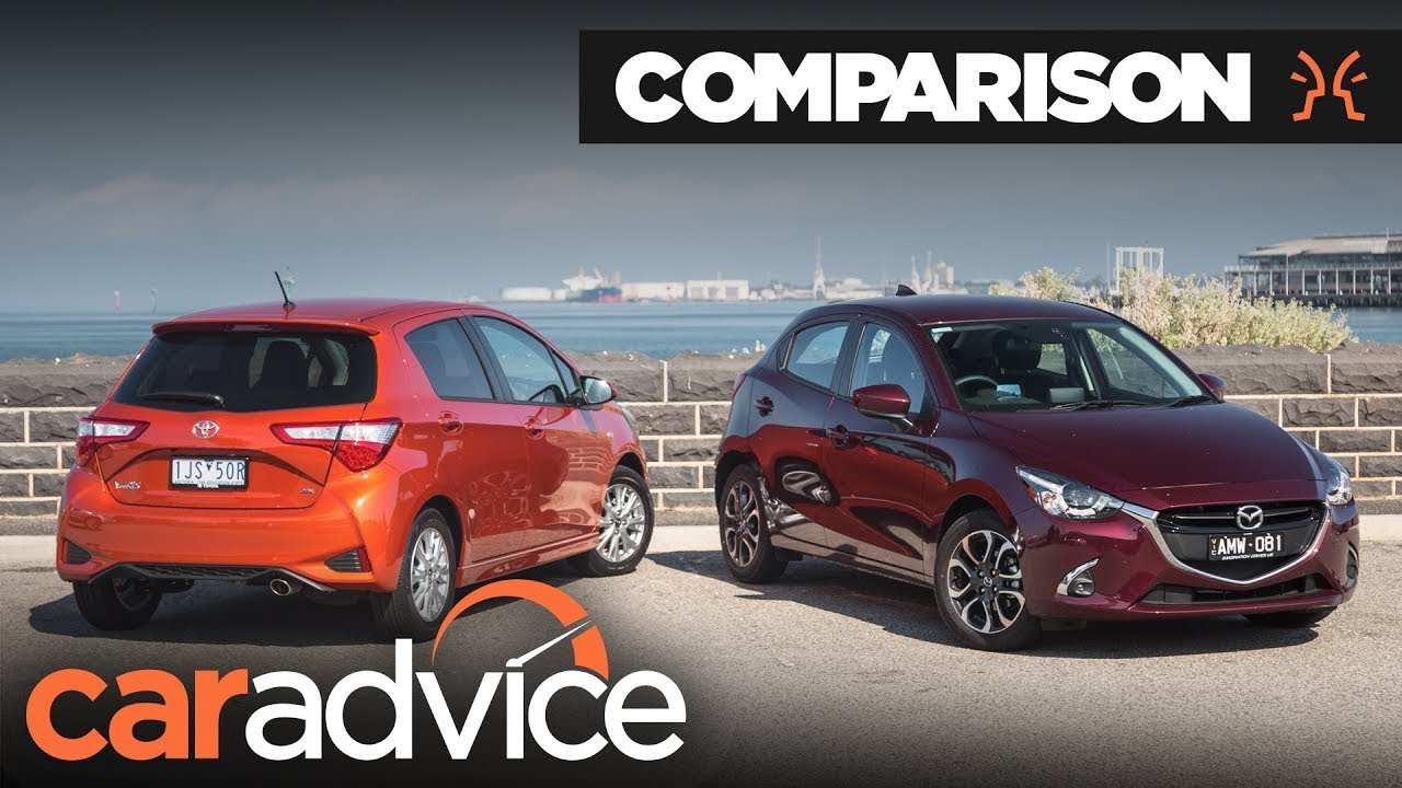 Toyota Yaris V Mazda2 Comparison Caradvice