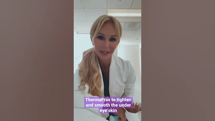 ThremaFrax to tighten under eye skin #shorts #thermage #fraxel