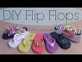 How To Decorate Sandals for Summer | SoCraftastic