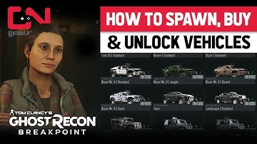 GHOST RECON BREAKPOINT HOW TO SPAWN VEHICLES | Abooboo Gamer